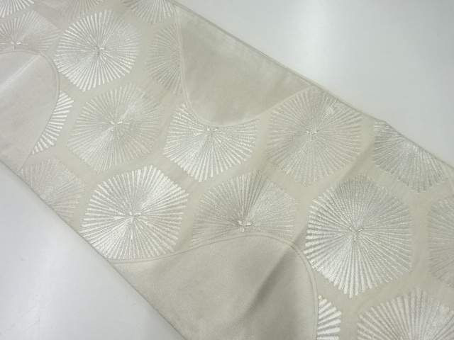 アンティーク　松模様織出し袋帯（材料）